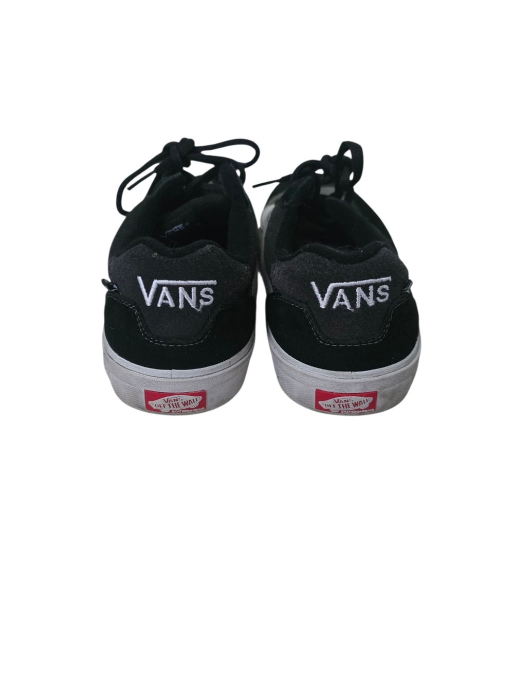 Vans Skateboarding PopCush Old Skool Sneakers Black White Mens 8 - Picture 2 of 8